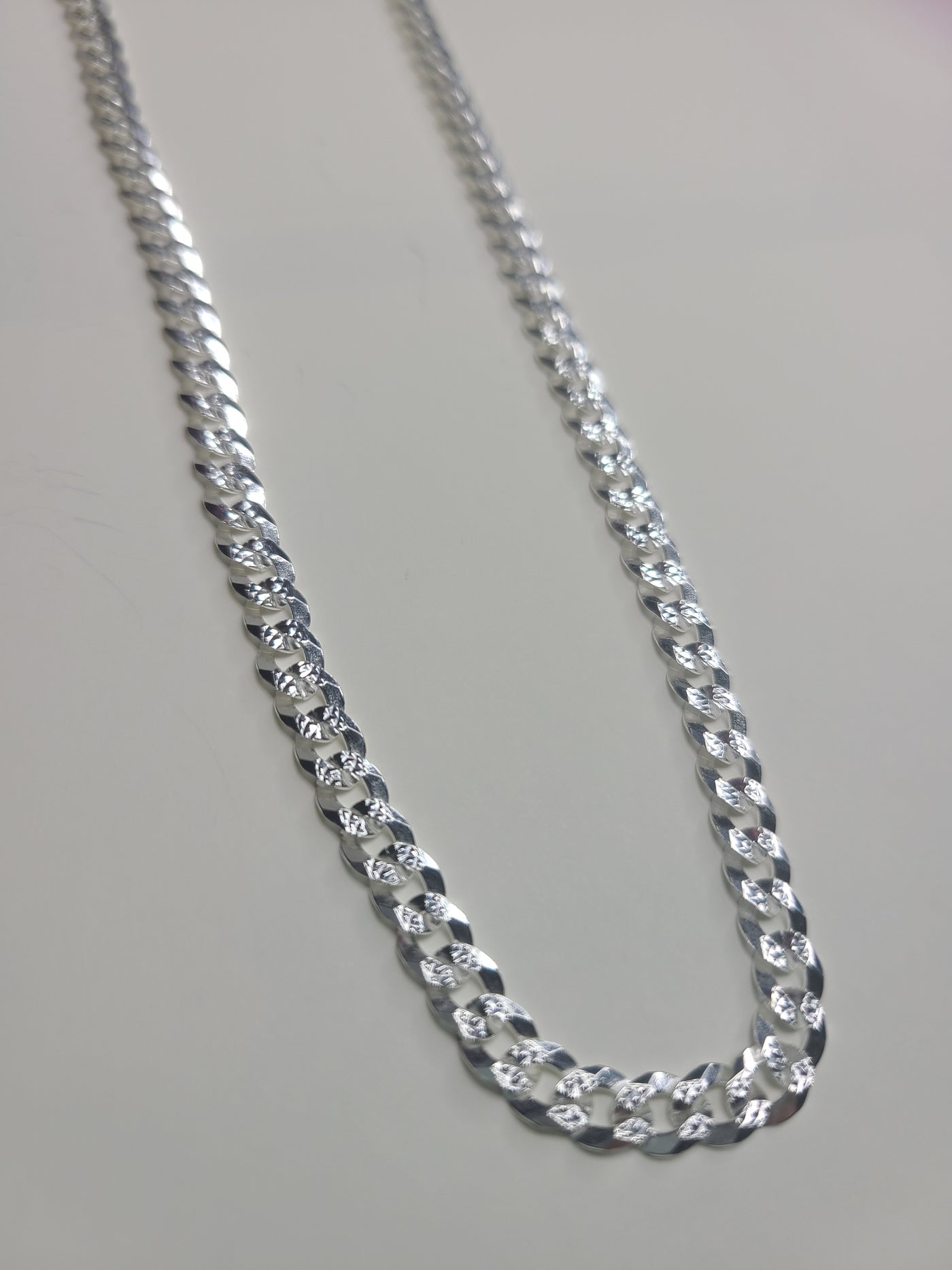 Pave Flat Curb 100 Necklace