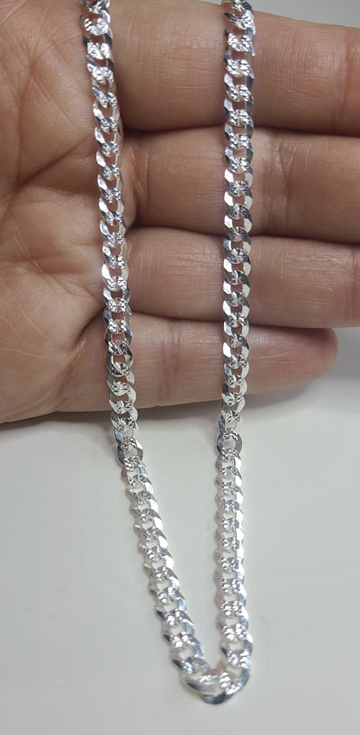 Pave Flat Curb 100 Necklace