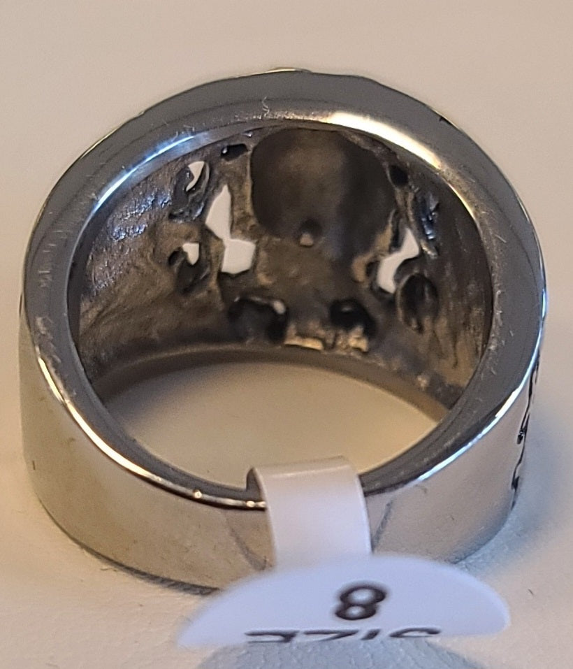 Skull Band Ring