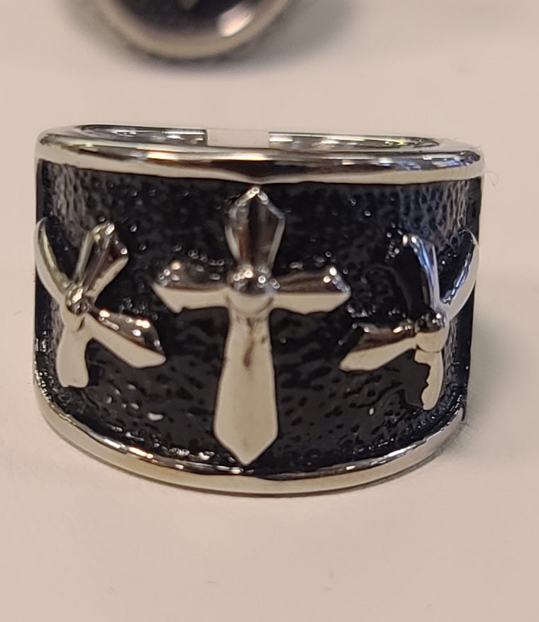 Cross Band Ring