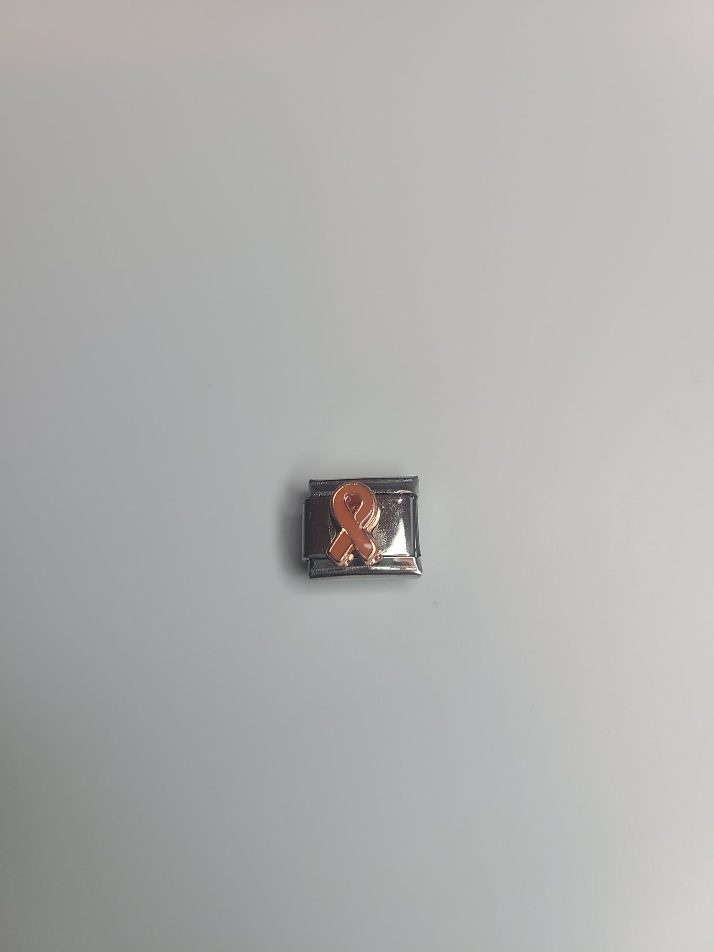 Cross Ribbon Italian Link Charm