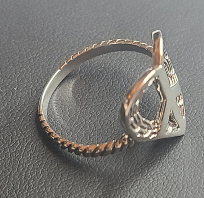 Heart Peace Ring