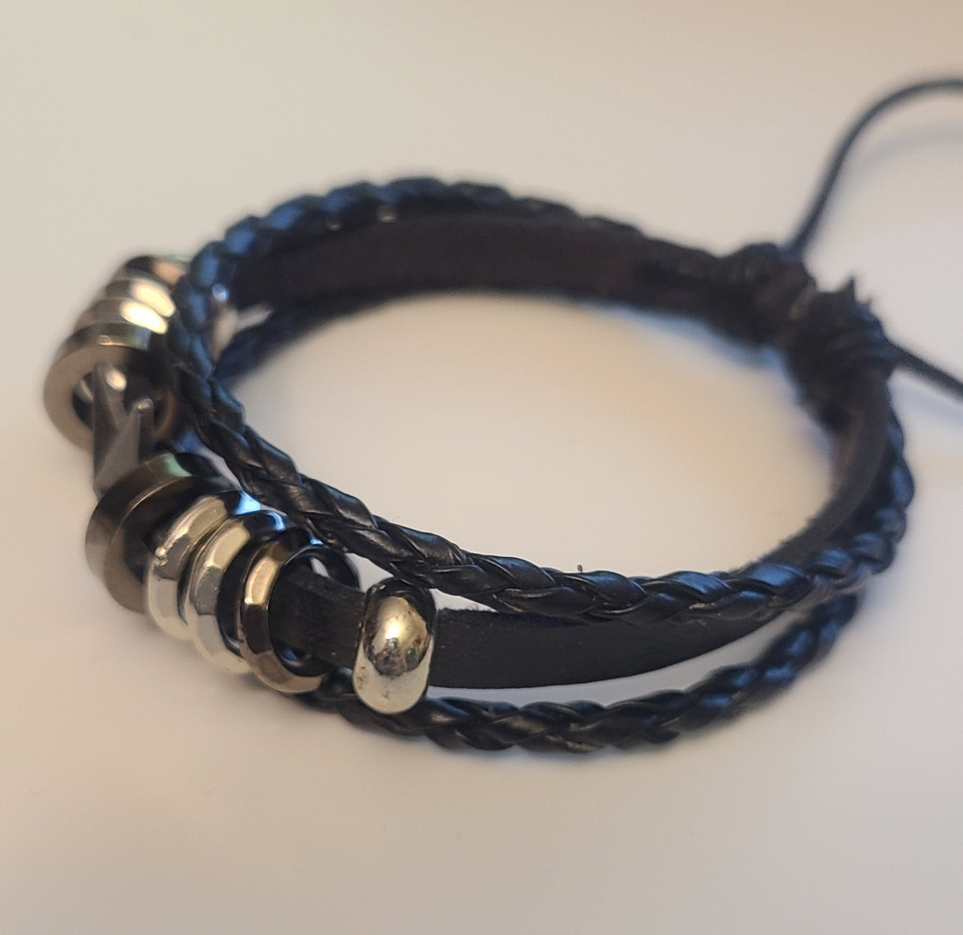 Star Leather Bracelet