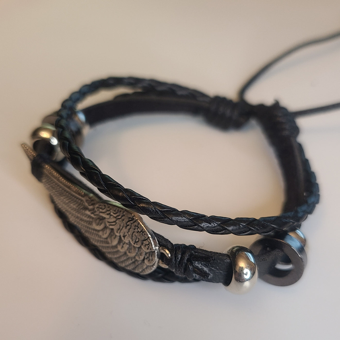 Wing Leather Bracelet