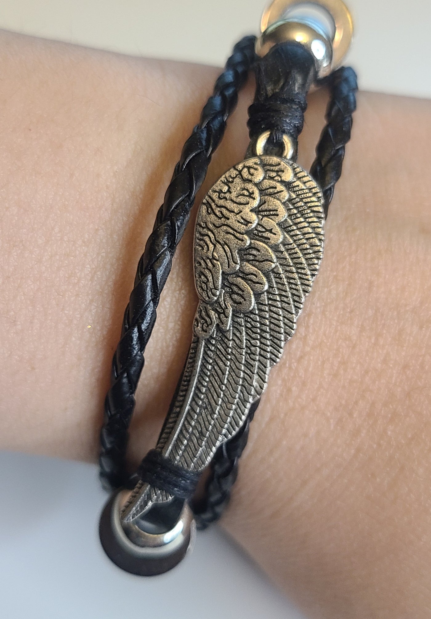 Wing Leather Bracelet