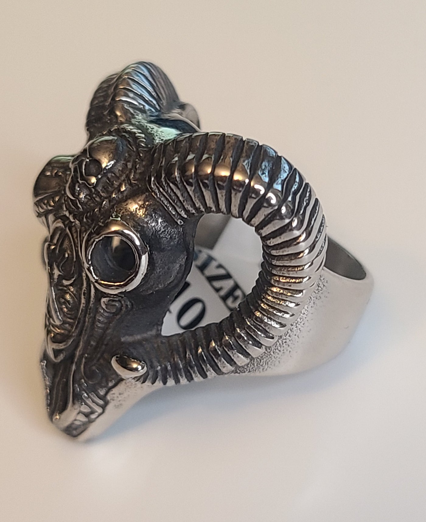 Goat Skull Ring