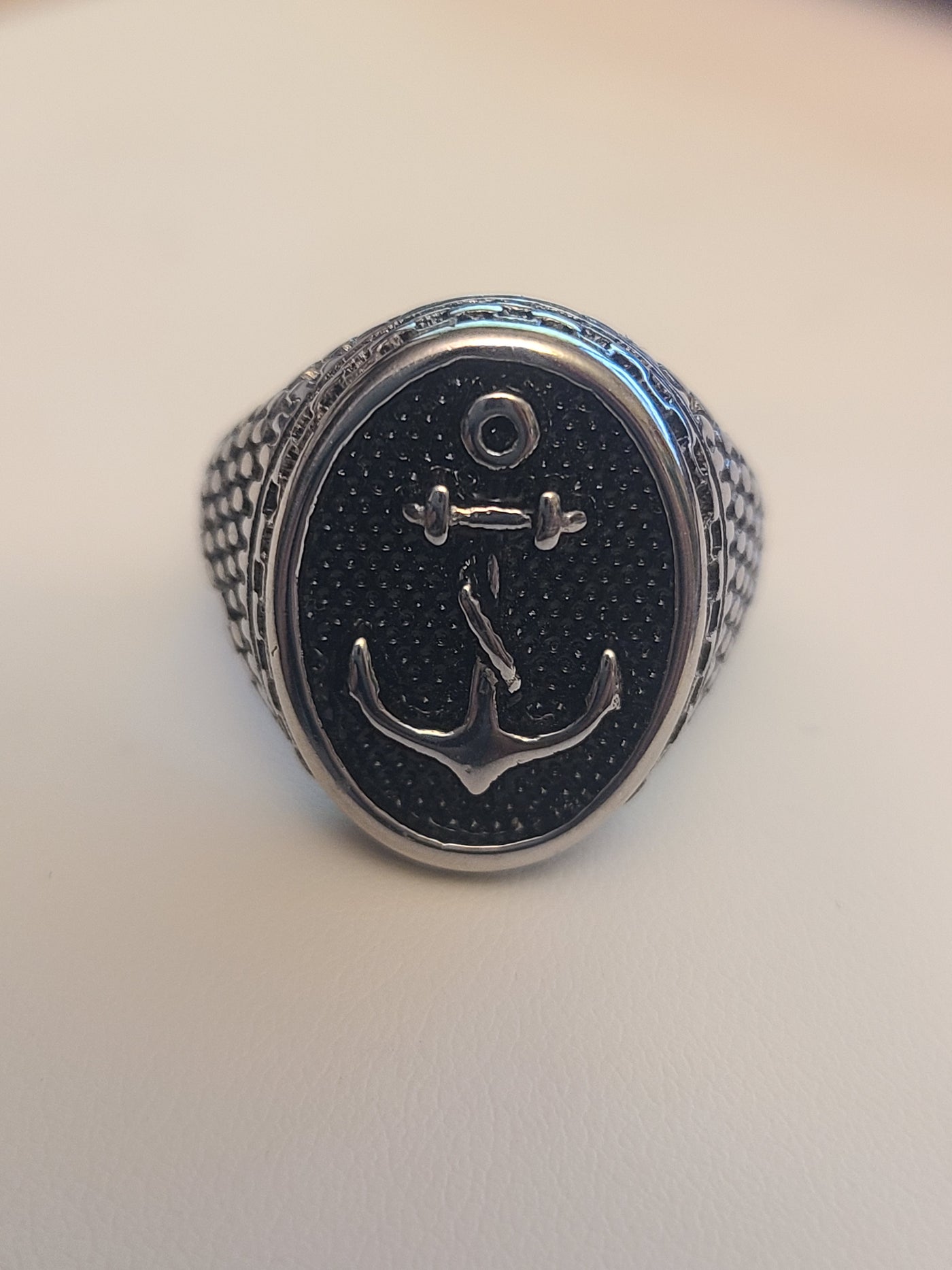 Silver Anchor Ring