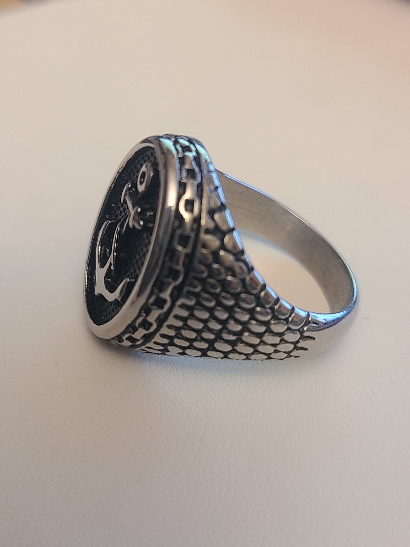 Silver Anchor Ring