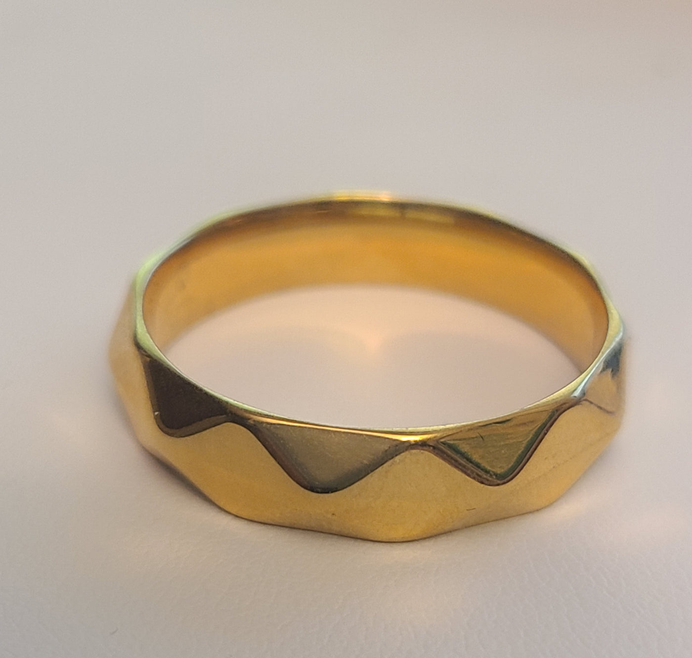 Gold Stainless Steel Ring