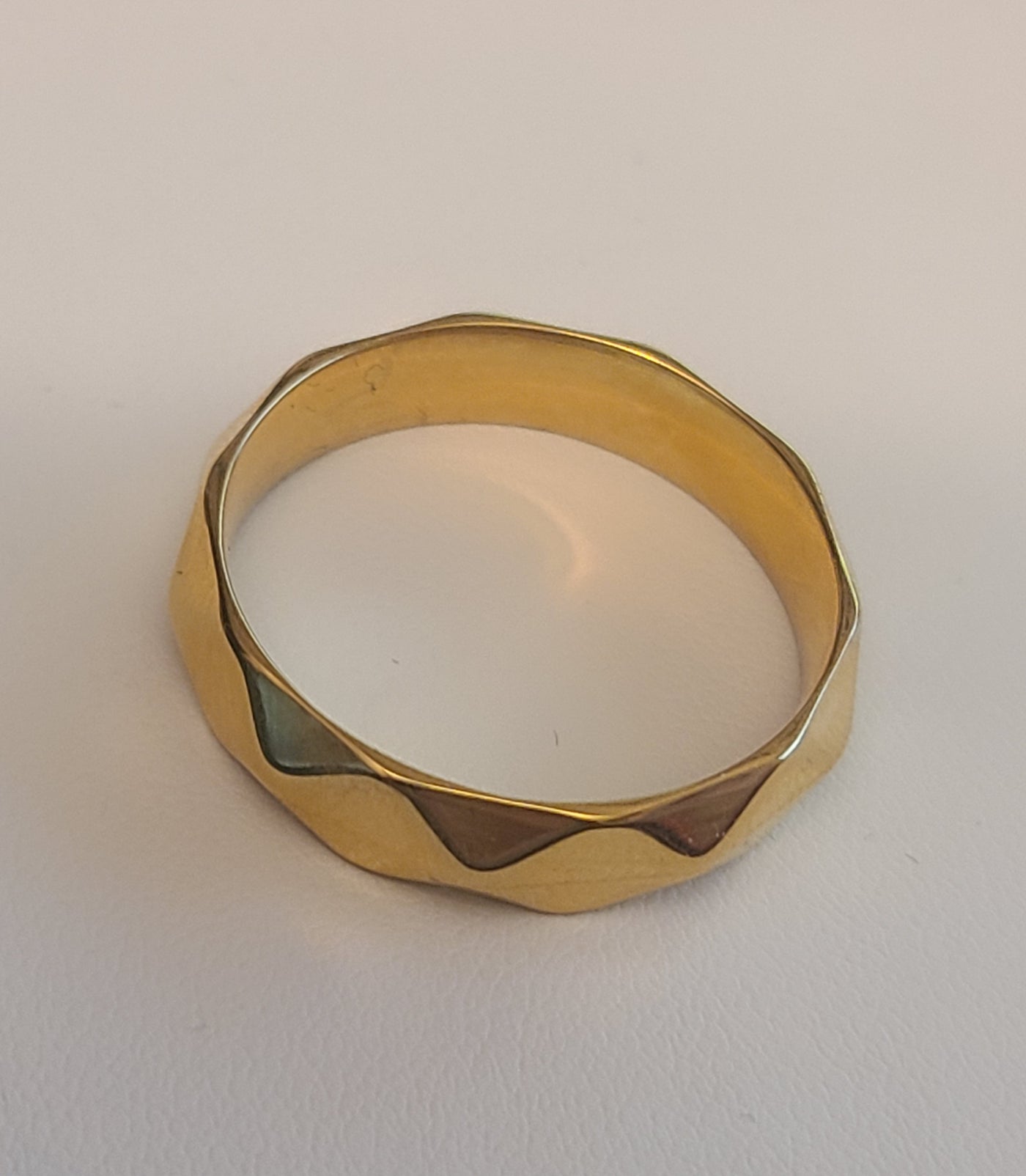 Gold Stainless Steel Ring