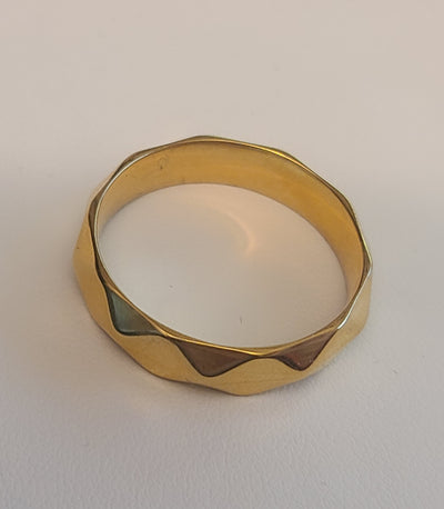 Gold Stainless Steel Ring