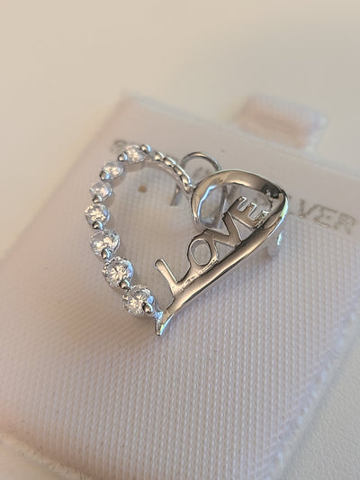 Heart Cz Love Pendant