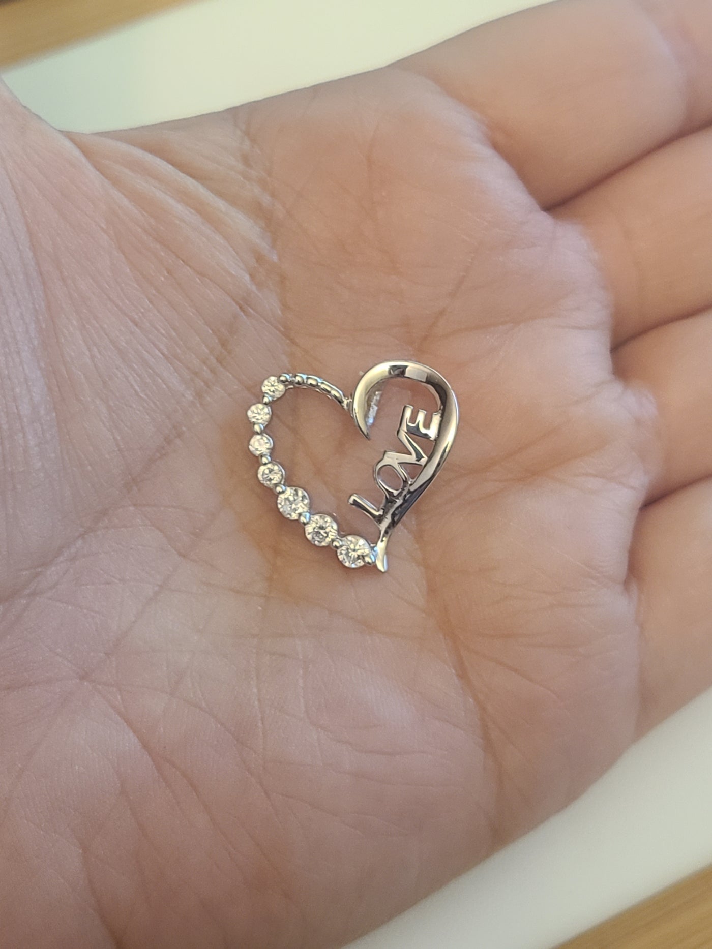 Heart Cz Love Pendant