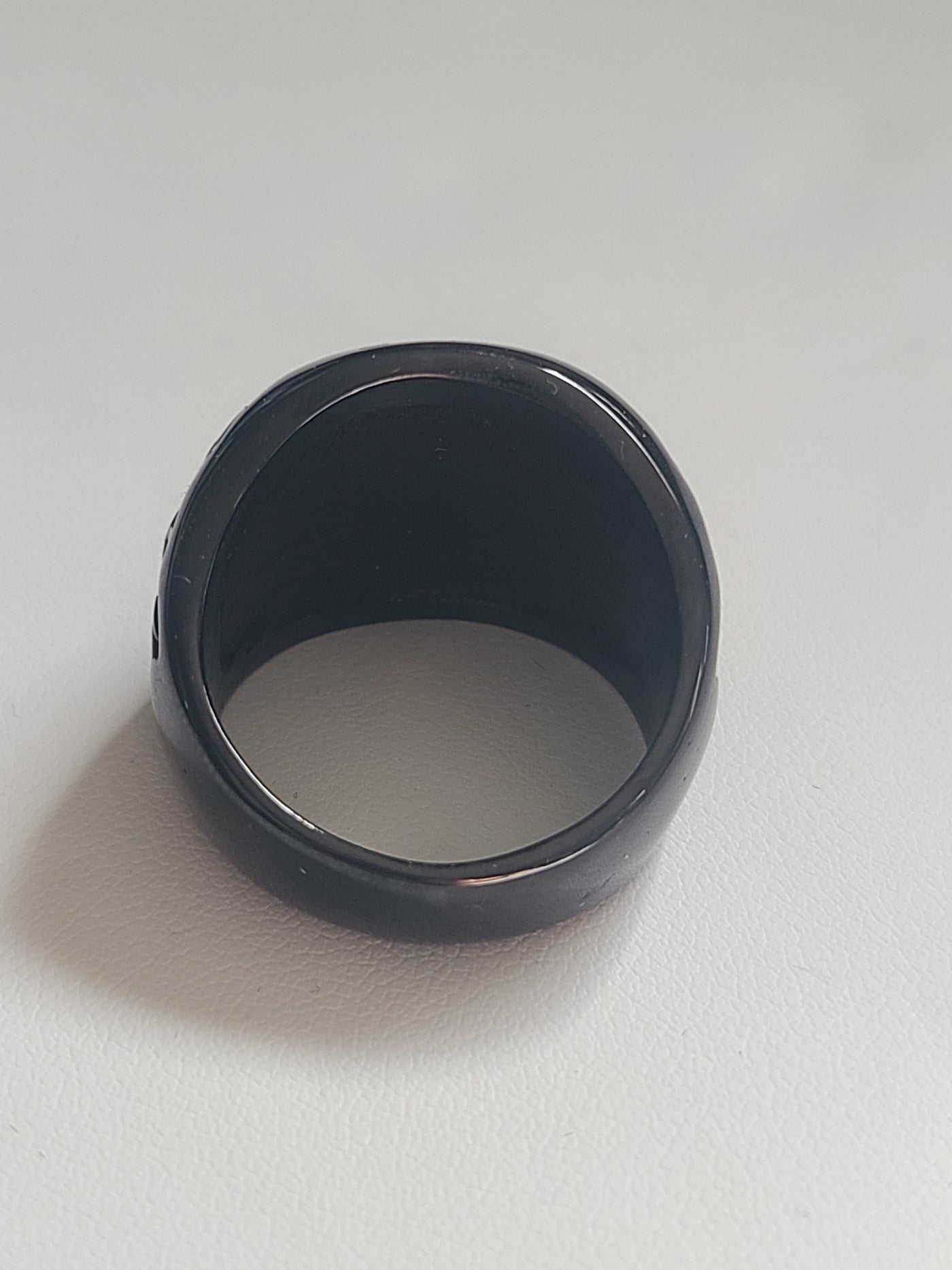 Ying Yang Black Ring