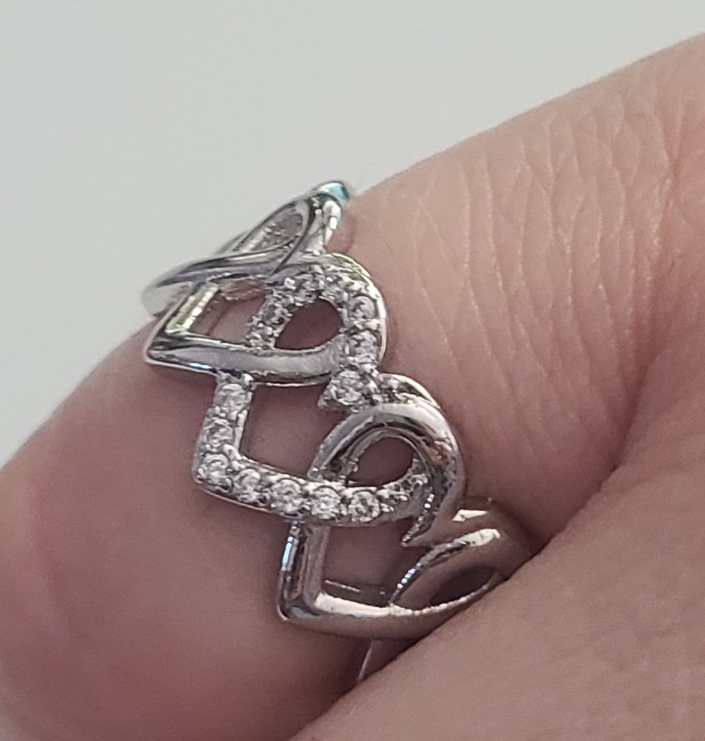 Hearts Adjustable Ring