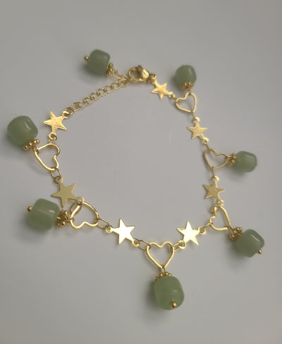 Natural Green Aventurine Stone Bracelet