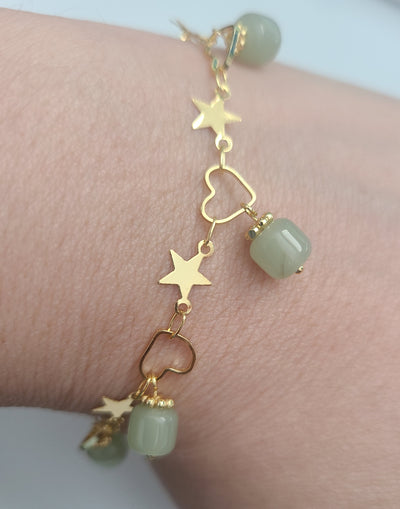 Natural Green Aventurine Stone Bracelet