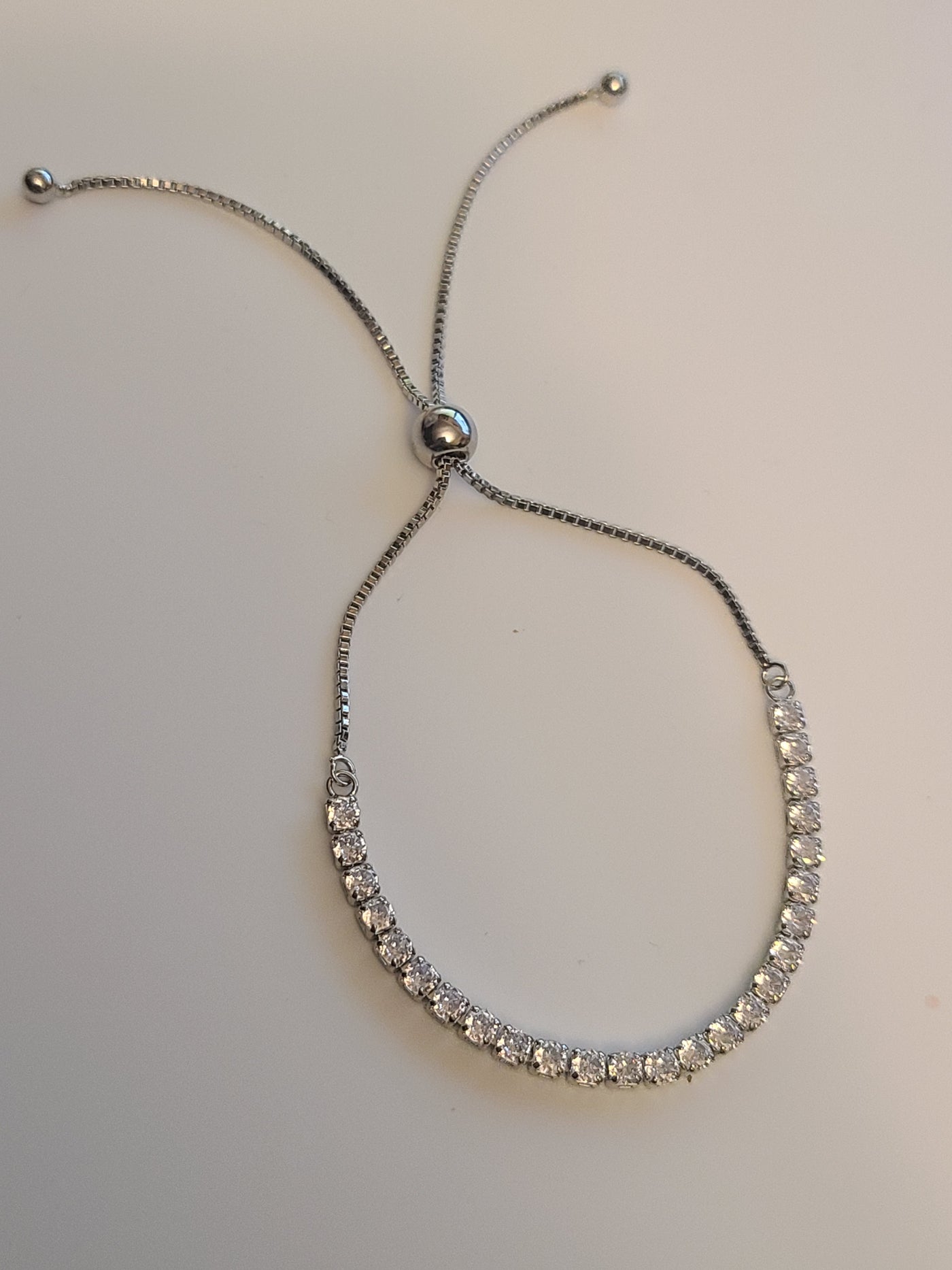 Cz Adjustable Bracelet