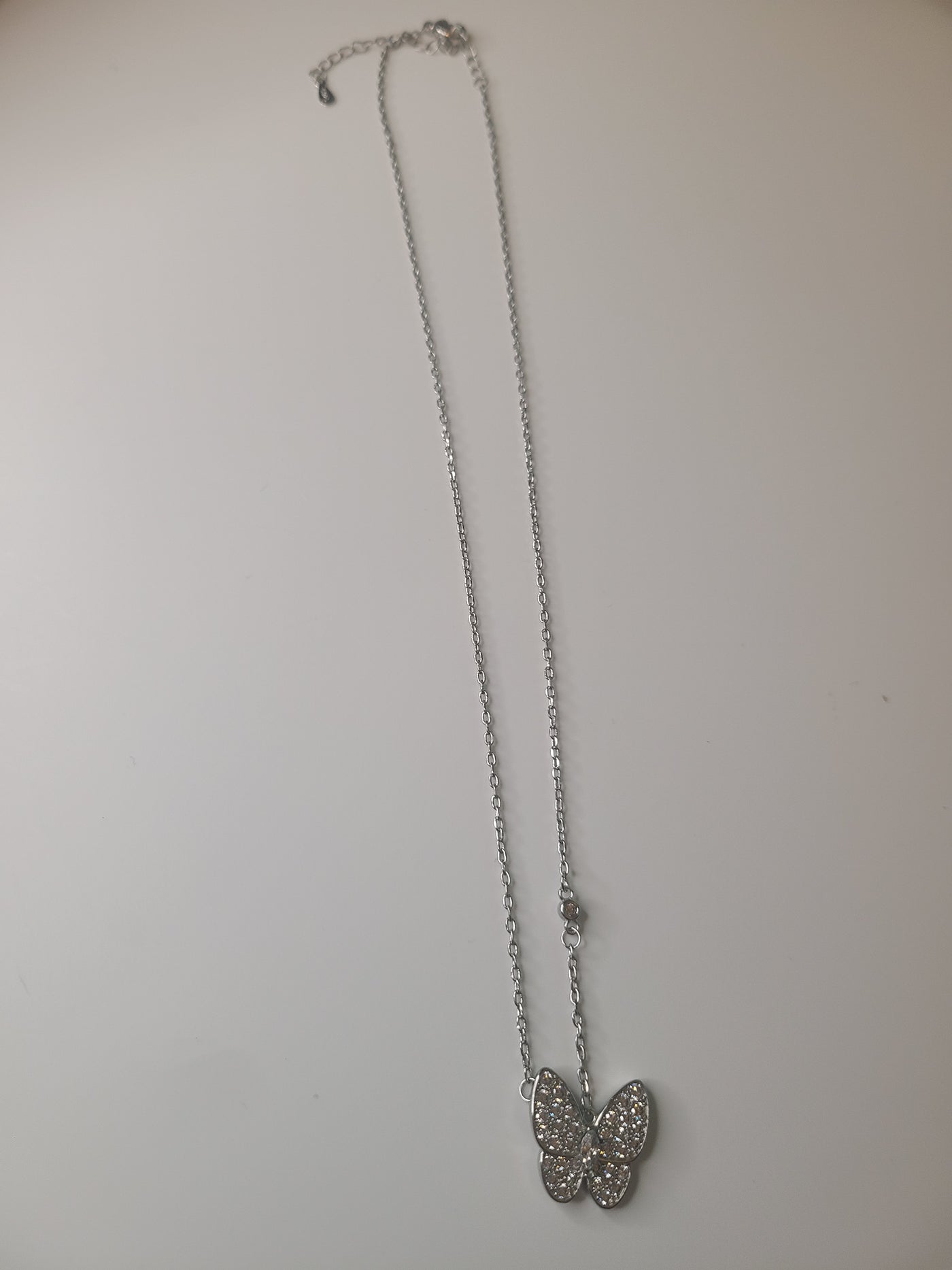 Cz Butterfly Necklace