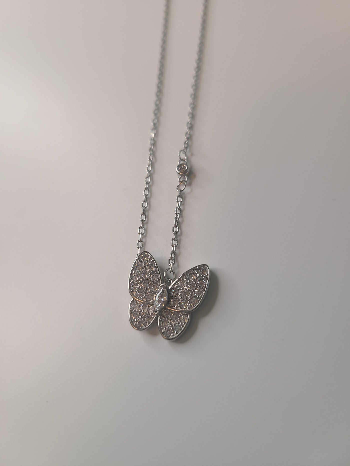 Cz Butterfly Necklace