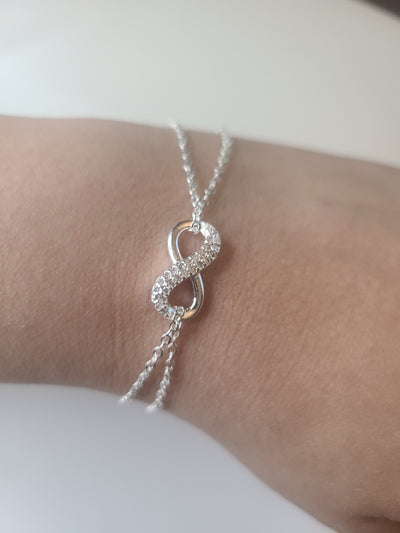 Infinity Cz Bracelet