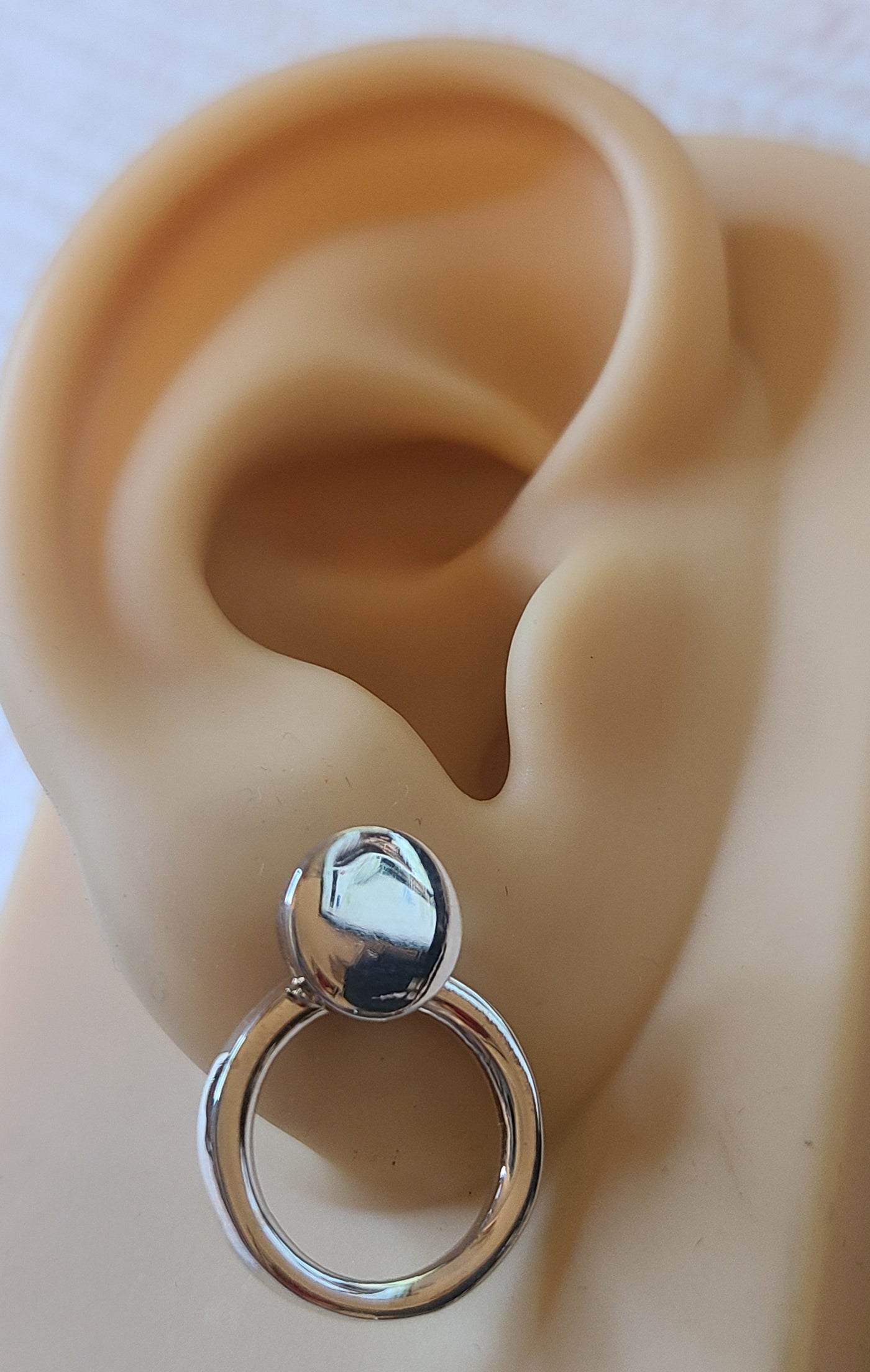 Hoop Stud Earrings