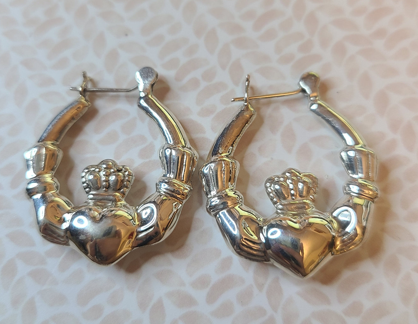 Loyalty Heart Hoop Earrings