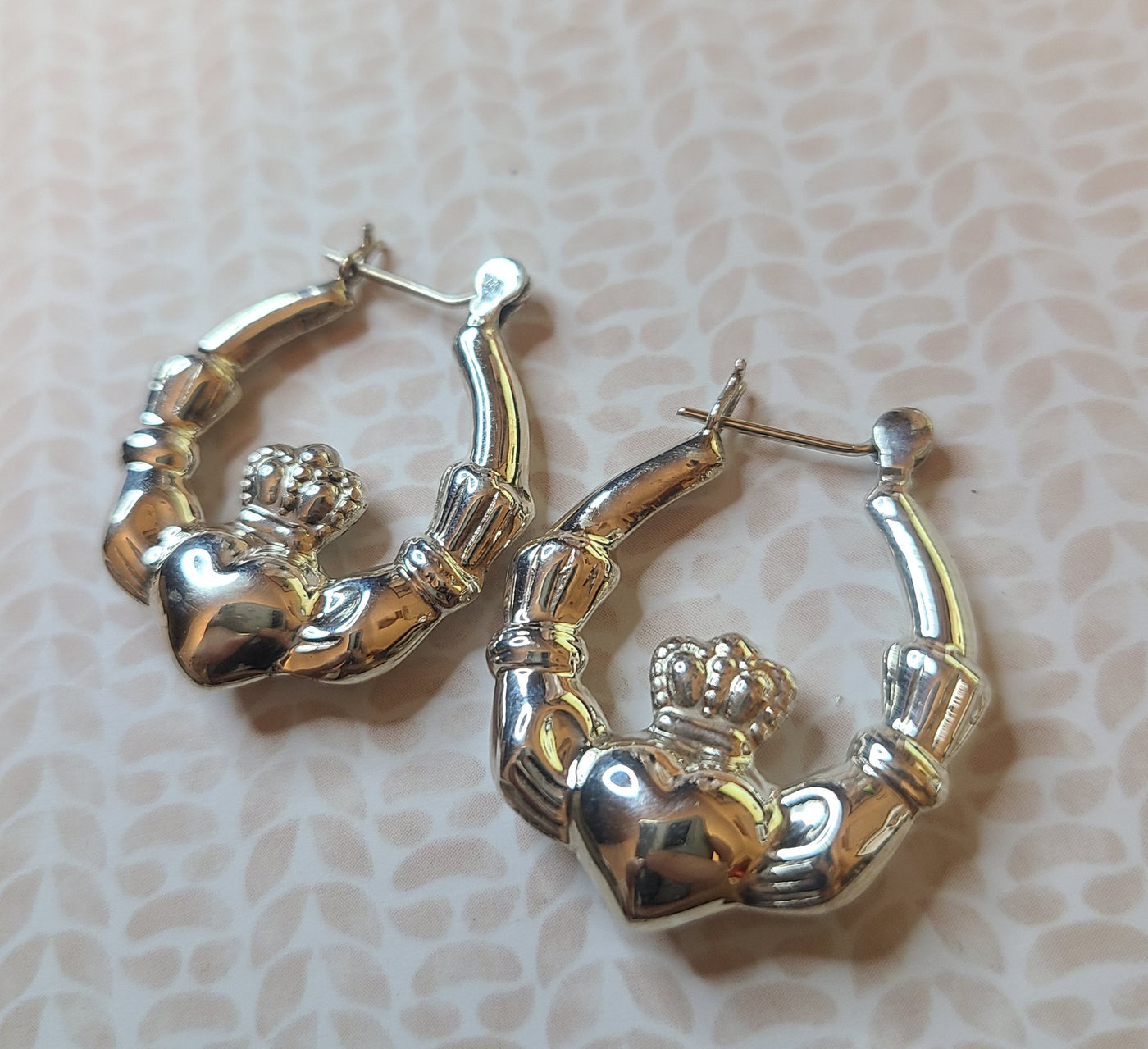 Loyalty Heart Hoop Earrings