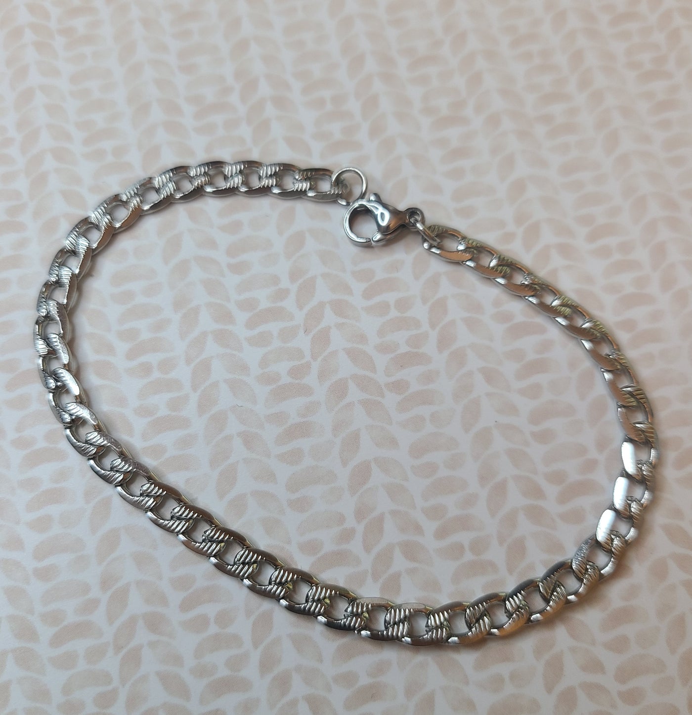 Pave Style Stainless Steel Bracelet