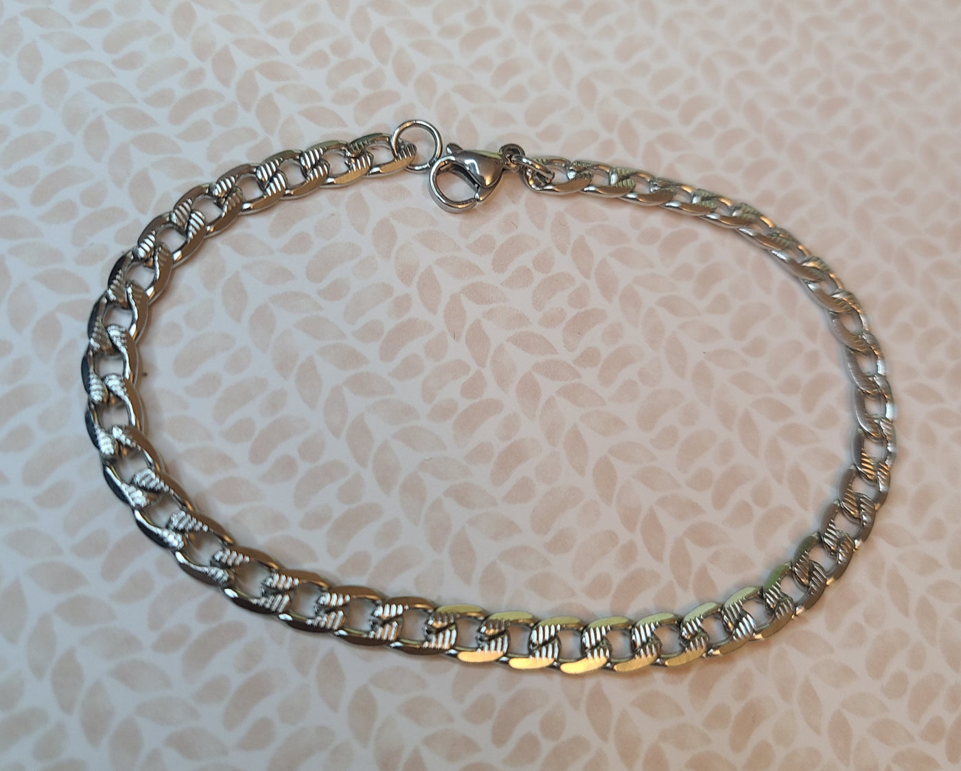 Pave Style Stainless Steel Bracelet