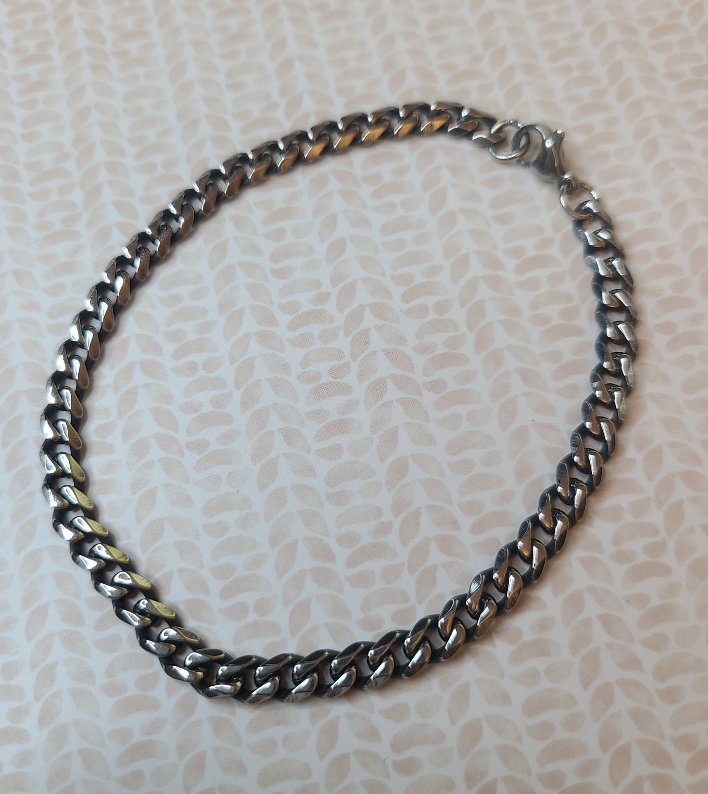 Rustic Stainless Steel Bracelet