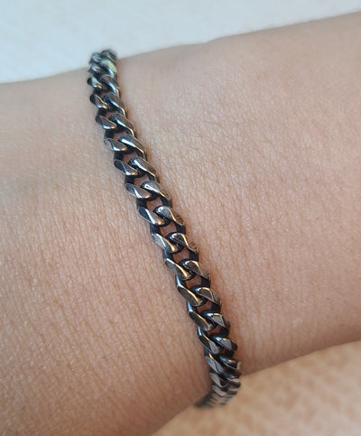 Rustic Stainless Steel Bracelet