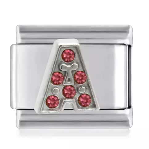Letter A Italian Link Charms