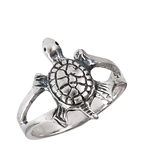 Sterling Silver Turtle Ring
