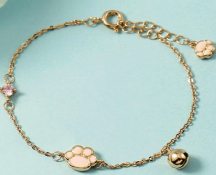 Dog Cat Paw Print Bracelet