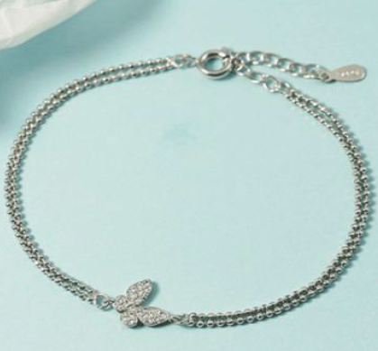 CZ Butterfly Bracelet