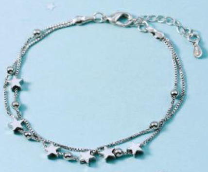 Double Chain Stars Bracelet