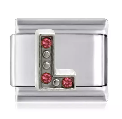 Letter L Italian Link Charms