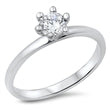 Solitaire CZ Ring