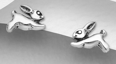 Rabbit Push-Back Earrings