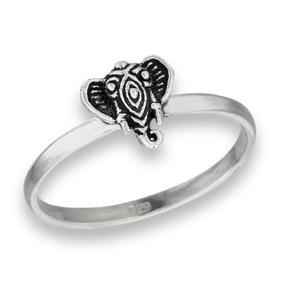 Sterling Silver Elephant Ring