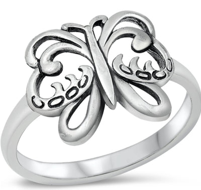 Silver Ring - Butterfly