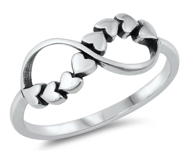 Infinity Hearts Ring 