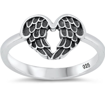 Heart Wings Ring
