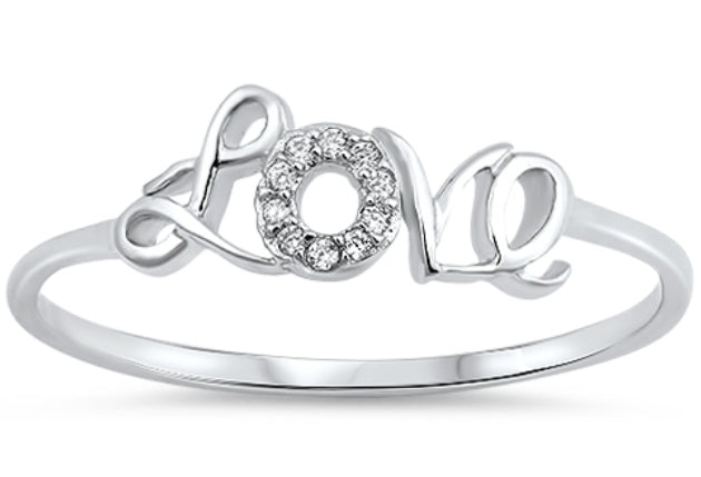 Love CZ Ring 