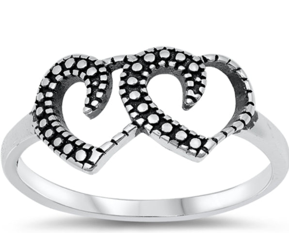  Two Heart Ring