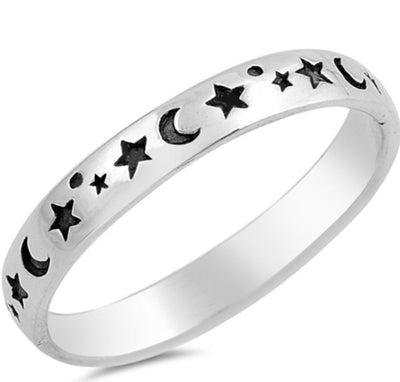 Stars and Moon Ring
