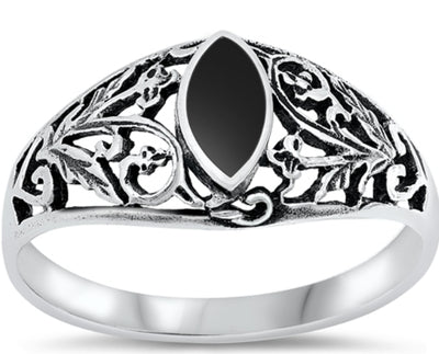 Silver Stone Ring