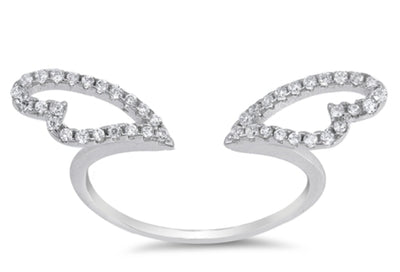 CZ Angel Wings Ring