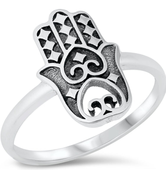 Hamsa Hand Ring
